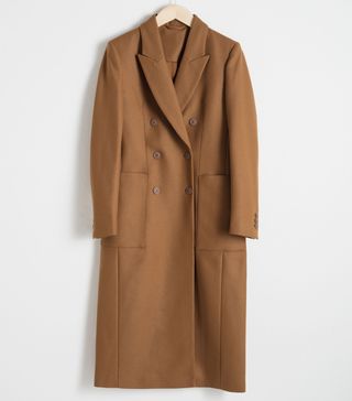 & Other Stories + Structured Wool Blend Coat
