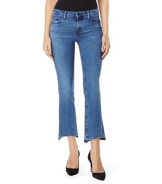 J Brand + Selena Mid-Rise Cropped Boot Cut Jeans In Earthy