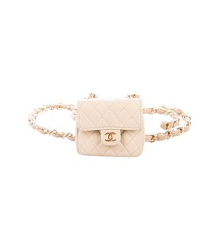 Chanel + Vintage Chain-Link Belt Bag