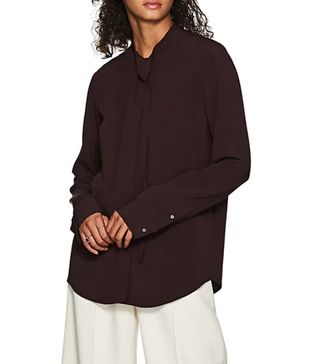 The Row + Tipet Crepe Blouse