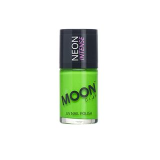 Moon Glow + Neon UV Nail Varnish in Intense Green
