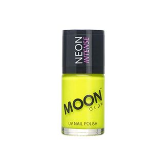Moon Glow + Neon UV Nail Varnish in Intense Yellow