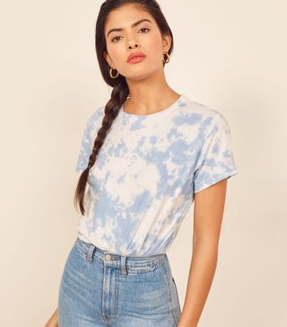 Reformation + Perfect Vintage Tee in Capri Sunset