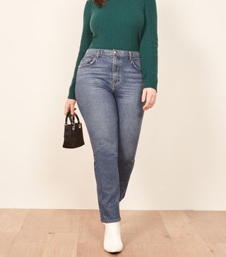 Reformation + Liza High Straight Jeans