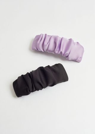 & Other Stories + Satin Hair Clips