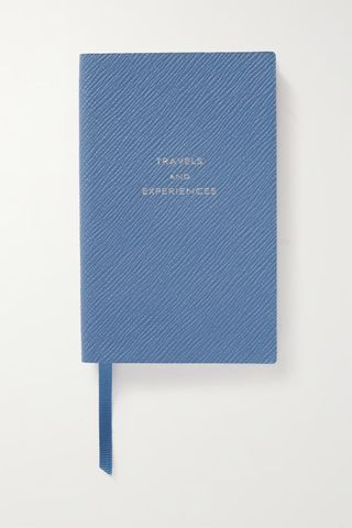 Smythson + Panama Travels and Experiences Textured-Leather Notebook