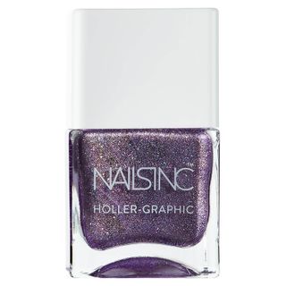 Nails Inc + Holler Graphic Nail Polish in Get Out of My Space