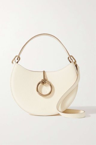 Chloé + + Net Sustain Arlene Embellished Textured-Leather Shoulder Bag