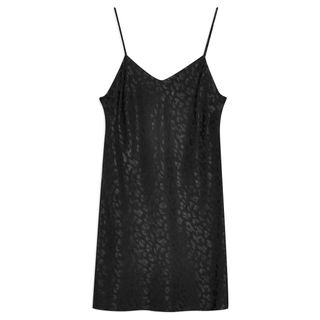 Topshop + Jacquard Satin Mini Slip Dress