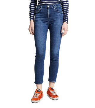 Citizens of Humanity + Rocket Crop High-Rise Skinny Jeans