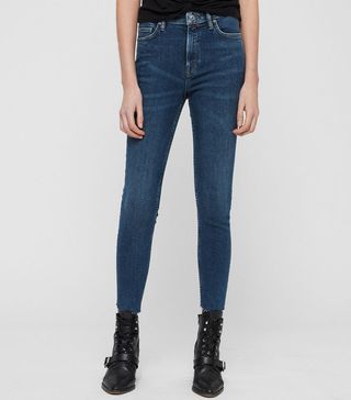 AllSaints + Roxanne Cropped Skinny Jeans