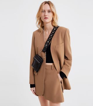 Zara + A-Line Mini Skirt