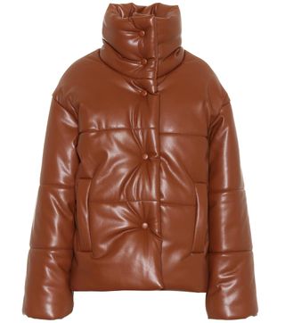 Nanushka + Faux Leather Puffer Jacket