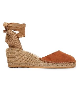 Iris 
Ink + Suede Wedge Espadrilles