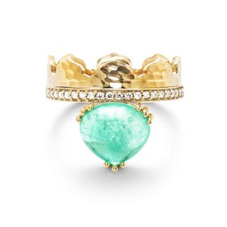 Dana Bronfman x Muzo + Emeralds Half Moon Crown Ring