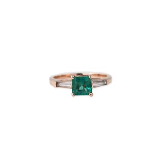 Jacquie Aiche + Emerald Diamond Baguette Ring