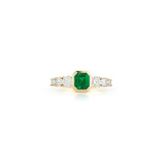 Jemma Wynne + Toujours Emerald and Diamond Ring