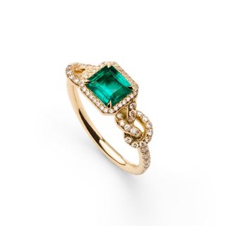 Nora Kogan + Emerald Knotting Ring