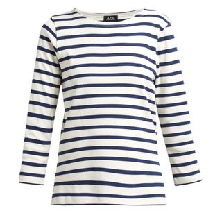 A.P.C. + Breton Stripe Long-Sleeved T-Shirt