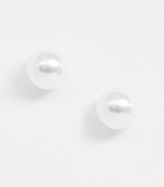 ASOS + Pieces Faux Pearl Stud Earring