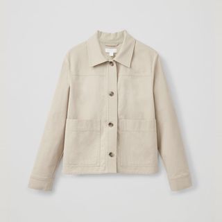 COS + Button-Up Canvas Jacket