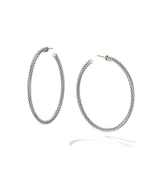David Yurman + Cable Hoop Earrings