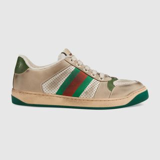 Gucci + Screener Leather Sneaker