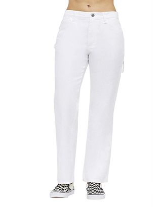 Dickies Girl + Juniors' Relaxed Fit High-Rise Twill Carpenter Pants