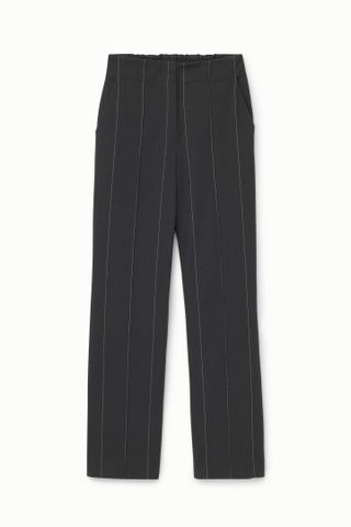 Thakoon + Pinstripe High Waisted Trouser