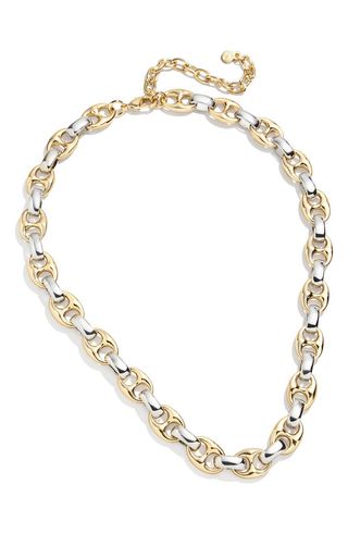 BaubleBar + Dana Two-Tone Chain Necklace