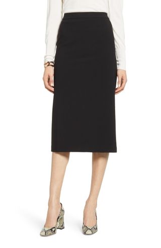 Halogen + Stretch Twill Pencil Skirt