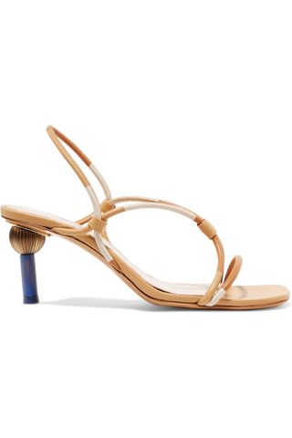 Jacquemus + Olbia Leather Slingback Sandals