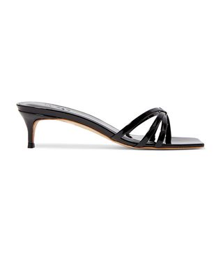 By Far + Libra Patent-Leather Mules