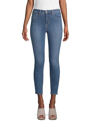L'Agence + Margot Mid-Rise Stretch Skinny Ankle Jeans