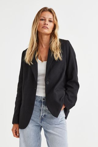 H&M + Single-Breasted Jacket