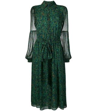 Michael Michael Kors + Peacock Pattern Dress