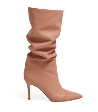 Gianvito Rossi + Suzan 85 Knee-High Leather Boots