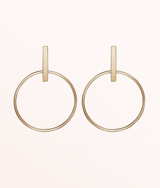 Aurate + Circle Earrings
