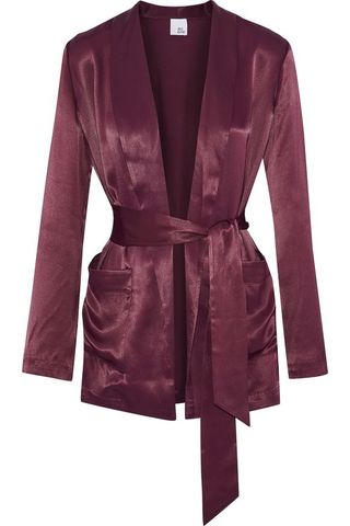 Iris 
Ink + Shannon Satin-Twill Jacket