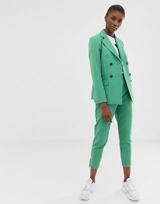 ASOS Design + Double Breasted Suit Blazer