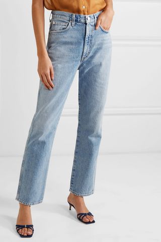 Agolde + Pinch Waist High-Rise Straight-Leg Jeans