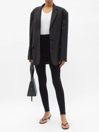 The Frankie Shop + Gelso Oversized Tencel-Blend Blazer