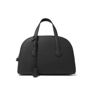 The Row + Sporty Bowler 12 Textured-Leather Tote