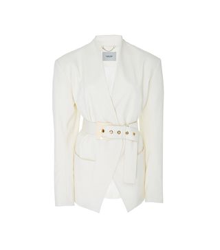 Rachel Comey + Clinch Belted Wool-Crepe Jacket