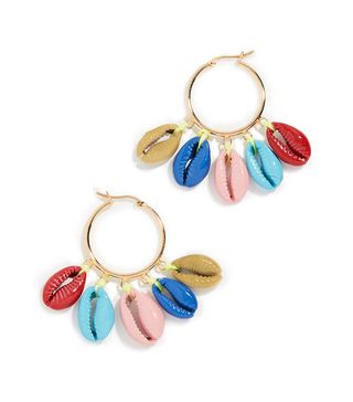 Venessa Arizaga + Rainbow Shell Earrings