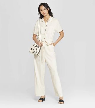 Who What Wear x Target + Belted Utility Jumpsuit