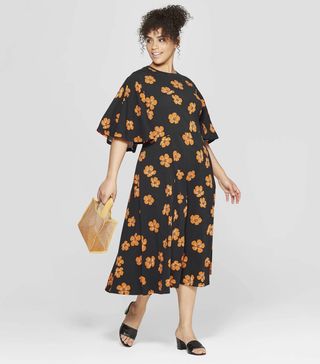 Who What Wear x Target + Bell Sleeve A-Line Dress