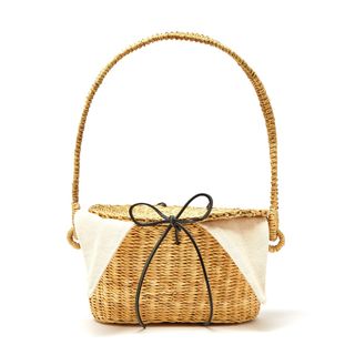 Muuñ + Jeanne Mini Woven Straw Bag