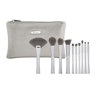 BH Cosmetics + Smoke n Mirrors 10-Piece Brush Set With Cosmetic Bag