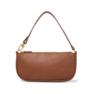 By Far + Rachel Leather Shoulder Bag